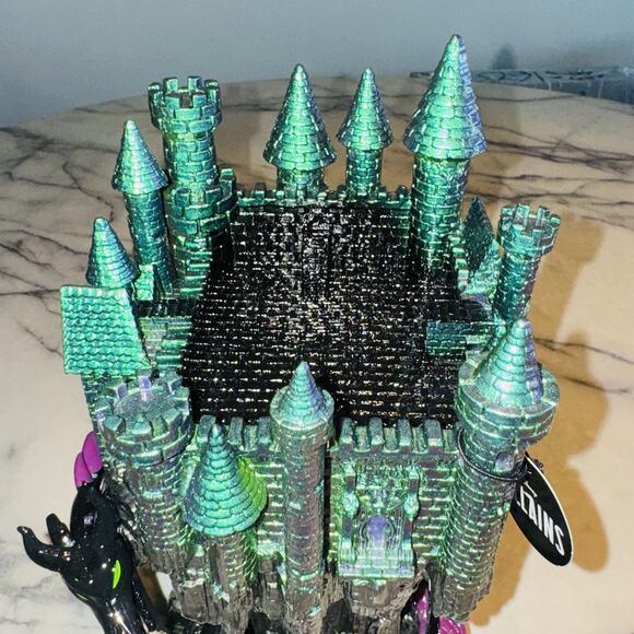 NEW NIP Bath & Body Works Maleficent Dragon Castle Disney Villains Candle Holder - Picture 6 of 7